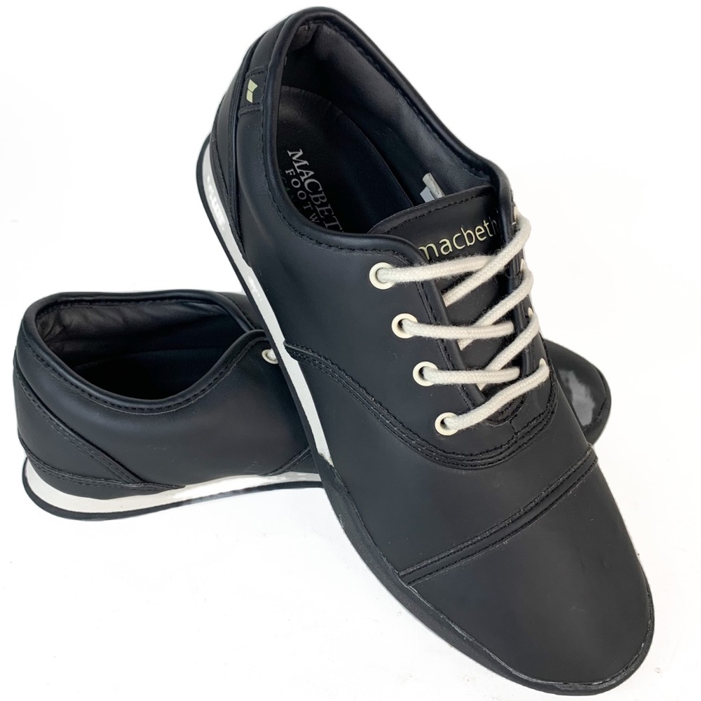 Macbeth Mens US 8 Black Cement Gatsby Vegan shoes - Picture 1 of 7
